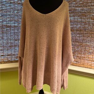Miracle Women's V-Neck Sweater - Light Pink